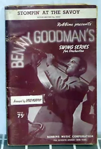 Benny Goodman Stompin at the Savoy Noten für Jazzorchester 1936 - Bild 1 von 4
