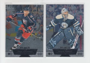 12/13 UD Black Diamond Columbus Blue Jackets (2 cards) Steve Mason Jack Johnson - Bild 1 von 2