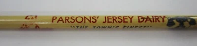 Винтажный рекламный карандаш Parson's Jersey с молоком Wellington OH 1930-50-е - Изображение 1 из 4