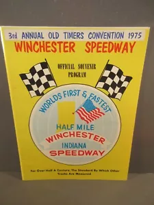 1975 Winchester IN Speedway Race Program - Picture 1 of 1