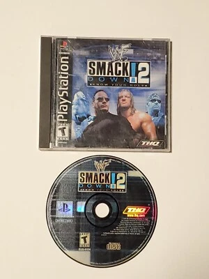 WWF SmackDown 2: Know Your Role Sony PlayStation 1, 2000 CIB - Image 1 of 4