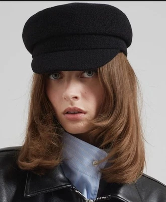 Sombrero para mujer New York & Company vintage de lana negra Foto 1 de 3