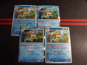 Drednaw Playset 4x Holo 044/142 Playable Pokémon TCG Cards 2024 Stellar Crown - Picture 1 of 2