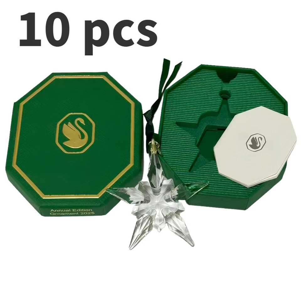 10pcs  2025 Crystal Christmas Edition Decorative Bestseller 5691172 - Image 1 of 4