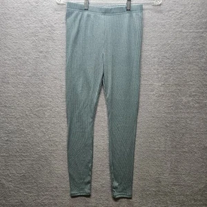 SHEIN Girls Sz 11-12Y Knit Ankle Jegging Turquoise Blue - Picture 1 of 7