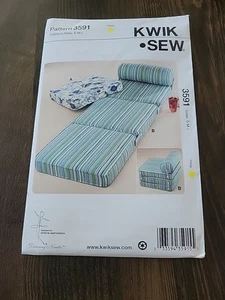 Kwik Sew Sewing Pattern Cushion Squares Bolster Pillow Patio - Picture 1 of 2