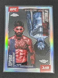 2025 Topps Chrome UFC Ilia Topuria Sean O'Malley Split Decision Refractor SDS-9 - Picture 1 of 2