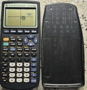 Grade D: Texas Instruments TI-83 Plus + graphischer Taschenrechner mit Deckel schwarz getestet - Bild 1 von 7