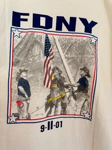 Orig. FDNY T-Shirt Ultra-Cotton New York City Fire Department 9/11 Gr. XXL 2XL - Bild 1 von 6
