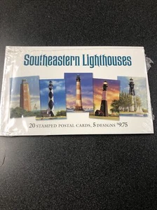 #UX395 - UX399 Southeastern Lighthouses Postal Card set/5 Sealed - Picture 1 of 2