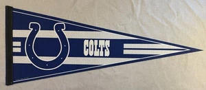 NFL Indianapolis Colts Wincraft Premium 12x 30 Roll & Go Felt Pennant Football - Picture 1 of 6