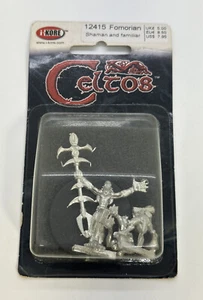 Celtos Fomorian Shaman & Family *NUOVO CON SCATOLA* 12415 I-Kore 2002 miniatura in metallo D&D - Foto 1 di 3