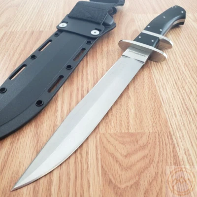 Cold Steel San Mai Black Bear Fixed Knife 8.25" VG-1  Steel Blade G10 Handle - Image 1 of 4