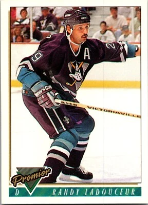 1993-94 Topps Premier - Randy Ladouceur #469 - Image 1 of 2