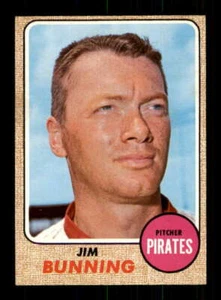 1968 Topps #215 Jim Bunning EX+ Pirates 537084 - Picture 1 of 2
