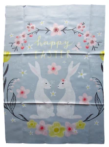 2 Blue Bunny Cherry Blossoms Easter Yard and Garden Flag 28"X40" Double Sided - Bild 1 von 2