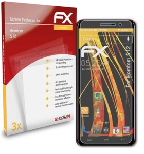 atFoliX 3x Protezione Pellicola dello Schermo per Homtom S12 opaco&antiurto - Picture 1 of 9