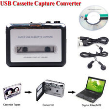 USB Cassette Capture to iPod MP3 CD File Converter Audio Music Player Recorder