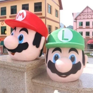 Disfraz de Super Mario Mascota Juegos con disfraces Fiesta Vestido Elegante Hermanos Trajes Talla Adulto - Imagen 1 de 19