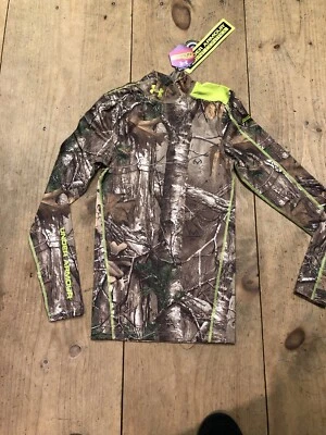 Under Armour Men's Compression ColdGear Scent Control Realtree Mock Small/S $75 - Image 1 of 4