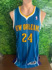 2012-13 New Orleans Hornets #24 Dominiqye Morrison Game Jersey Blue Size XL+4 - Picture 1 of 5