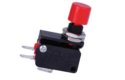 2 pcs RVAQ Micro Switch Push Button Limit Switch Screw Fixed Terminal RV Type - Image 1 of 4