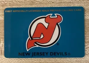 Telefono NJ New Jersey Devils 1995 scheda da collezione prima edizione - Foto 1 di 4