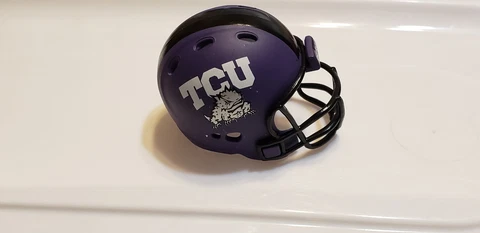 TEXAS CHRISTIAN TCU HORNED FROGS  BIG 12  #2 POCKET PRO HELMET RIDDELL FOOTBALL Cover