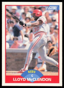 1989 Score 521 Lloyd McClendon Cincinnati Reds - Picture 1 of 2