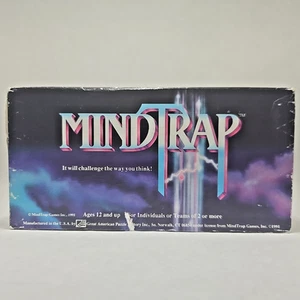 MindTrap Game First Edition 1991 Vintage Great American Puzzle Factory - Picture 1 of 24