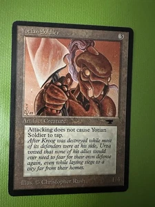 MTG Yotian Soldier Artist Proof From The Family Of Christopher Rush - Picture 1 of 3