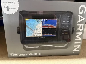 Combo plotter/buscador de peces Garmin ECHOMAP™ UHD2 53CV con mapas interiores de EE. UU. GT20-TM - Imagen 1 de 1