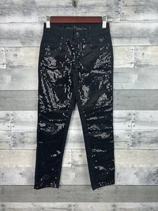 Justice Premium Girls Black Sequence Simply Low Super Skinny Jeans - Picture 1 of 8