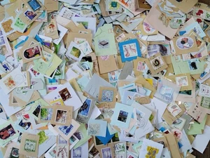 JAPAN 4000++ Commemorative Stamp used ON paper Recent collected kiloware lot 162 - Picture 1 of 9