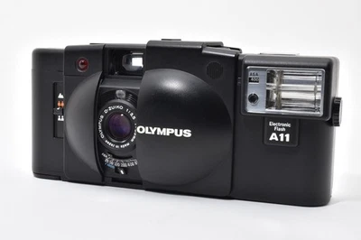  [Almost Unused] Olympus XA2 Point & Shoot 35mm Film Camera W / A11 From JAPAN - Image 1 of 4