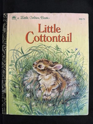 Vintage A Little Golden Book Little Cottontail 304-73 1988 #5379 - Imagem 1 de 4