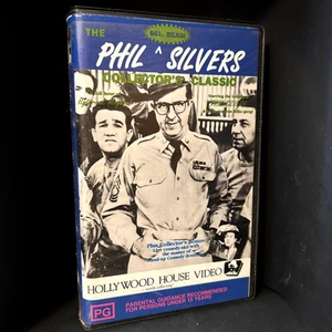 The Phil Silvers VHS Collector's Classic No:186 Stars Clamshell Case Tested GC - Picture 1 of 9