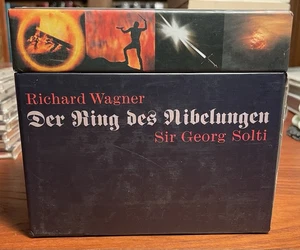SIR GEORGE SOLTI Der Ring des Nibelungen DECCA Opera 14 CD BOX SET With Booklets - Picture 1 of 5
