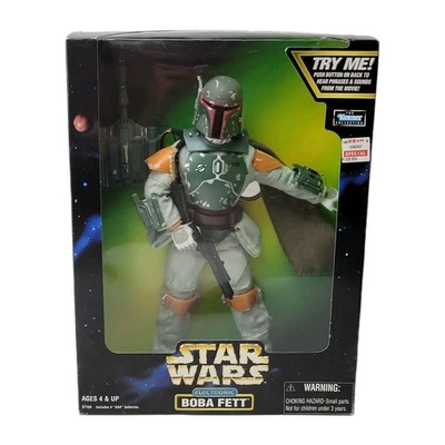 1998 Star Wars Kenner Collection Electronc Boba Fett 12" Figure - New Sealed - Image 1 of 3