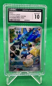 Pokémon TCG Riolu Illustration Rare #215/198 CGC 10 - Bild 1 von 1