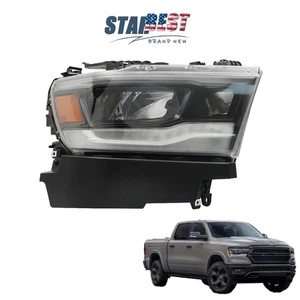 LED w/DRL Right Side Headlamp Headlight For Dodge RAM 1500 2019-2023 Clear Lens - Bild 1 von 12