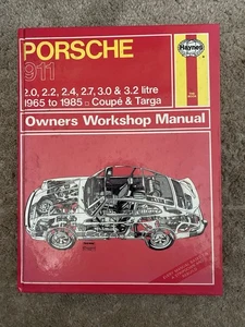 Porsche 911 Workshop Repair Manual 1965-1985 Haynes 2.0 2.2 2.4 2.7 3.0 VGC - Picture 1 of 2