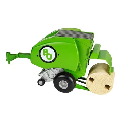 Big Country Toys 1/20 Green Round Baler with Bale 490 - Image 1 of 4