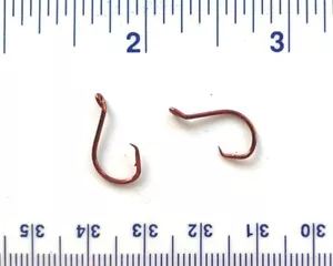 100 GT 2X anzuelos de pesca círculo offset rojo talla 8 - 100 anzuelos 7384 - Imagen 1 de 1