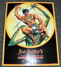 Joe Jusko 1995 Edgar Rice Burroughs Collection John Carter Tarkas PROMO Poster 