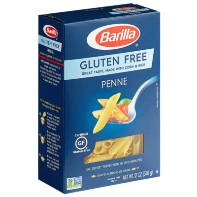 Barilla 12 oz. Pasta Penne sin gluten (selecciona la cantidad a continuación) Foto 1 de 3