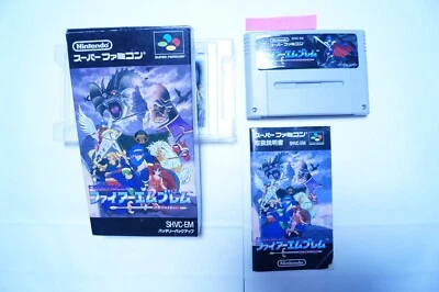 Fire Emblem Mystery of the Emblem Monsho no Nazo 1994 Box Manual Nintendo - Image 1 of 2