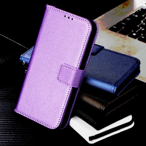 For Nokia C110, Shockproof Flip Leather Anti-slip Cover Wallet Stand Soft Case - Imagen 1 de 27