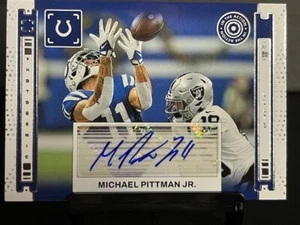 2024 Panini Photogenic Michael Pittman Jr. In The Action Auto Colts #IAA-MPI - Bild 1 von 2