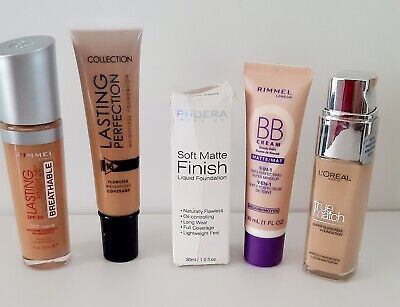 L'oreal True Match Rimmel Phoera Foundation Bundle NEW & PREOWNED • 18.01€